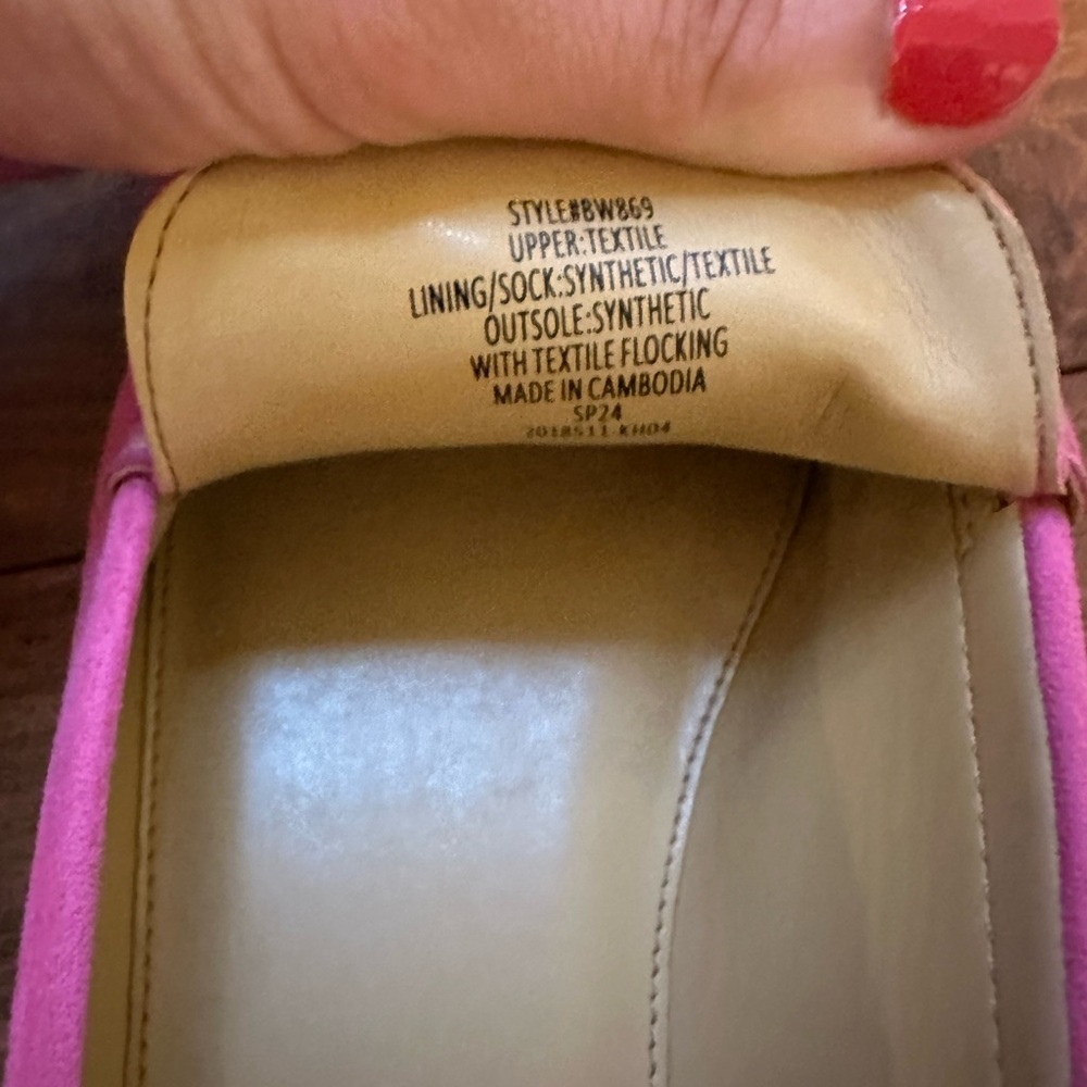 Jcrew Pink Suede Loafers - Picture 3 of 4
